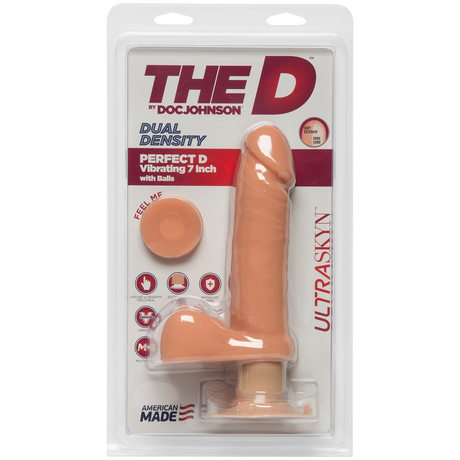 Realistischer Dildo Perfect D mit Hoden Hautfarbe 16,5 x Ø 4,3 cm