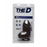 Dildo Fat D realistisch fest mit Hoden Braun 10,4 x Ø 6,6 cm