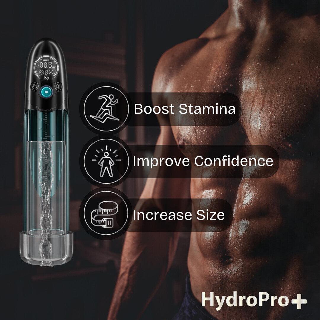 Penispumpe EXS Hydro Pro+ wasserdicht mit Druckspeicher 34 cm – Ansicht 6
