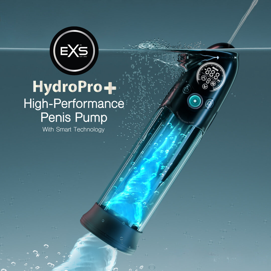 Penispumpe EXS Hydro Pro+ wasserdicht mit Druckspeicher 34 cm – Ansicht 4