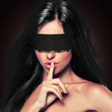 Spitzenmaske Mystère Schwarz
