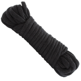 Bondage-Seil Baumwolle japanisch Schwarz 975,4 x Ø 0,5 cm