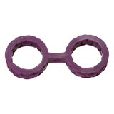 Fesselset Silikon Violett 16,5 x Ø 6,9 cm