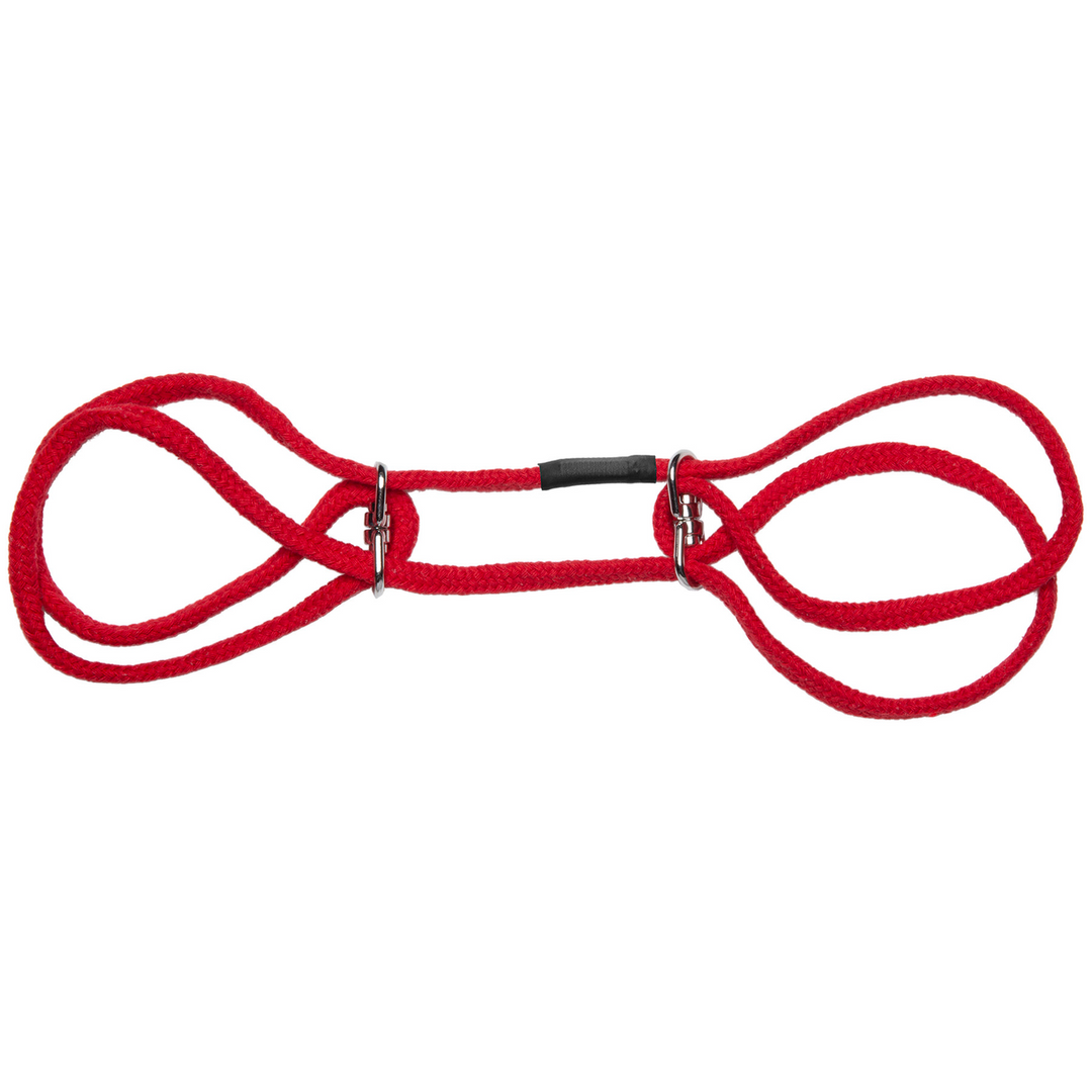 Fesselset Baumwolle für Hand- oder Fußgelenke Rot 160 x Ø 2,5 cm
