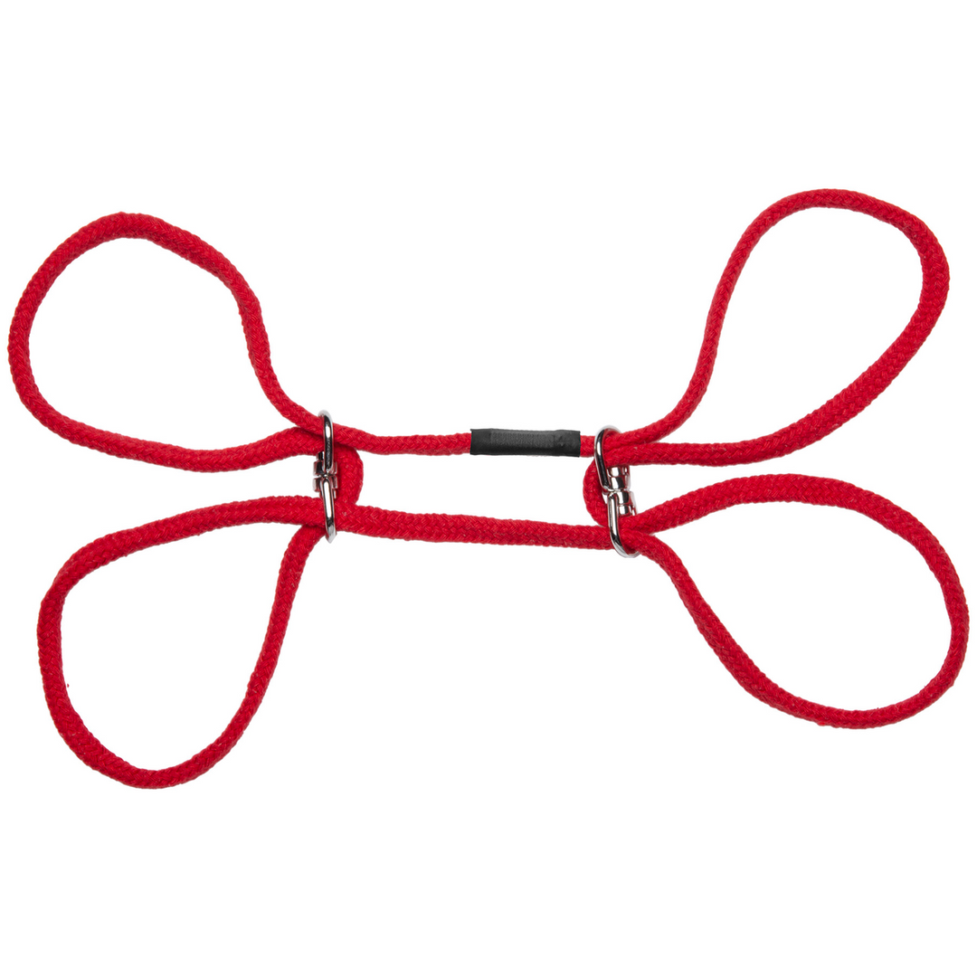 Fesselset Baumwolle für Hand- oder Fußgelenke Rot 160 x Ø 2,5 cm