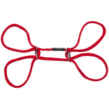 Fesselset Baumwolle für Hand- oder Fußgelenke Rot 160 x Ø 2,5 cm