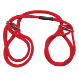 Fesselset Baumwolle für Hand- oder Fußgelenke Rot 160 x Ø 2,5 cm