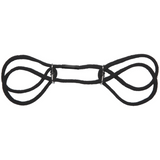 Fesselset Baumwolle für Hand- oder Fußgelenke Schwarz 160 x Ø 2,5 cm