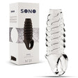 Penishülle Sono N°21 mit Verlängerung Transparent 20,5 x Ø 6 cm