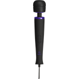 Massagestab Power Wand Silikon Schwarz 31,8 x Ø 5,7 cm