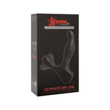 Prostata-Vibrator Silikon rotierend Schwarz 12,7 x Ø 3,2 cm