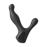 Prostata-Vibrator Silikon rotierend Schwarz 12,7 x Ø 3,2 cm