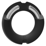 Penisring Paradox Silikon-Metall Schwarz 45 mm