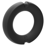 Penisring Paradox Silikon-Metall Schwarz 45 mm