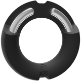 Penisring Paradox Silikon-Metall Schwarz 50 mm