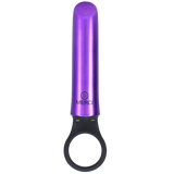 Vibrator Power Play mit Silikon-Griffring Violett 8,9 x Ø 2,5 cm