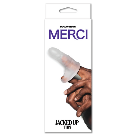 Penishülle Jacked Up schmal mit Hodengurt Durchsichtig 15,2 x Ø 3,8 cm