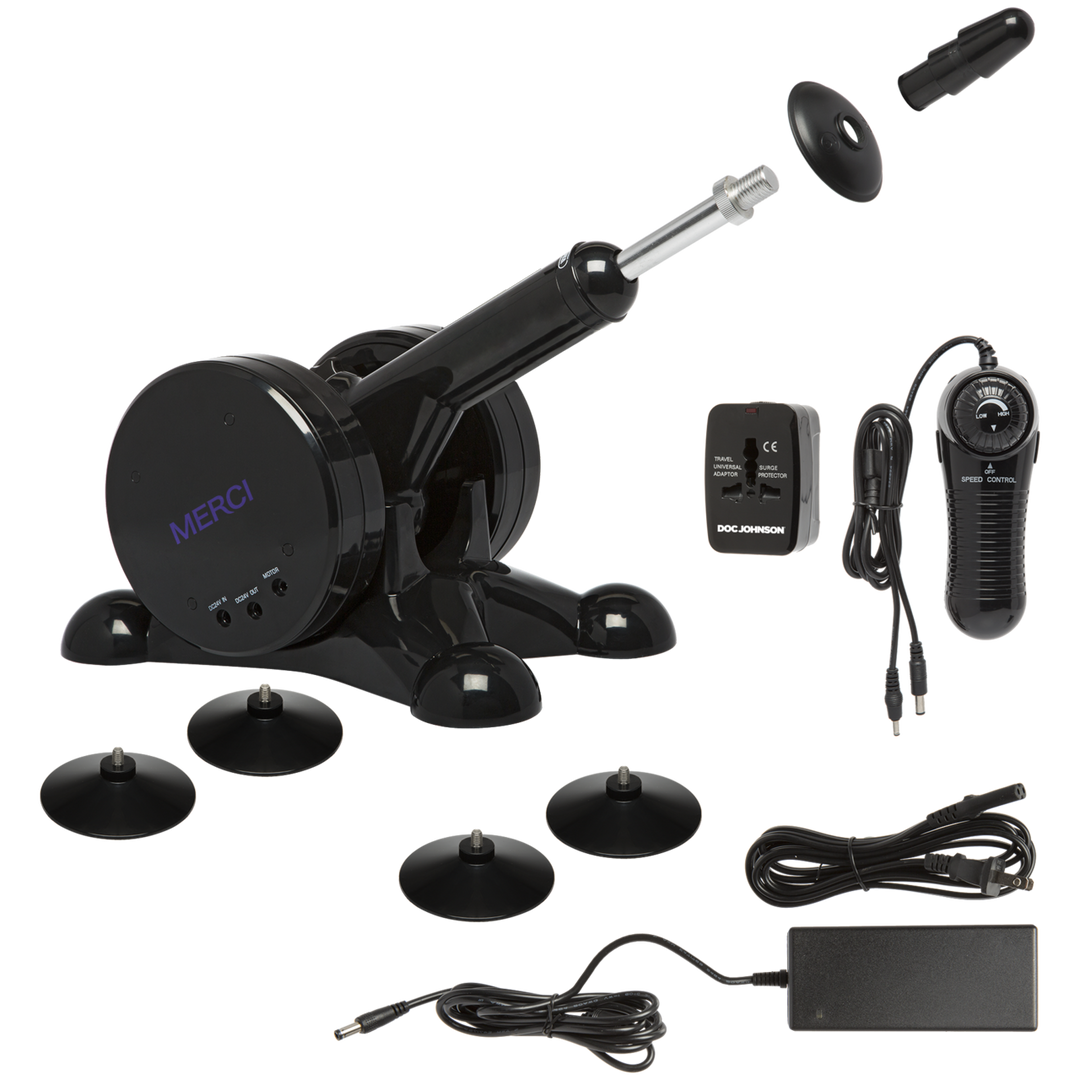 Sexmaschine Power Banger mit Fernbedienung Schwarz 40,6 x Ø 22,9 cm