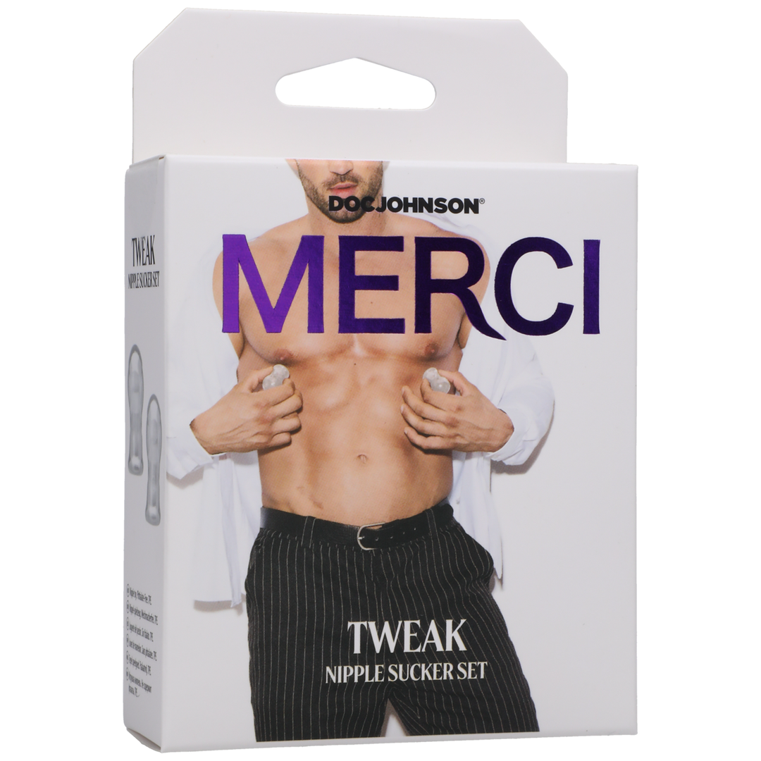 Nippelsauger-Set Tweak Durchsichtig 4,5 x Ø 2,5 cm