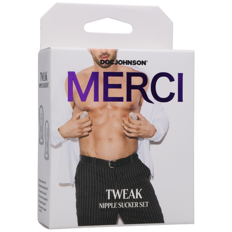 Nippelsauger-Set Tweak Durchsichtig 4,5 x Ø 2,5 cm