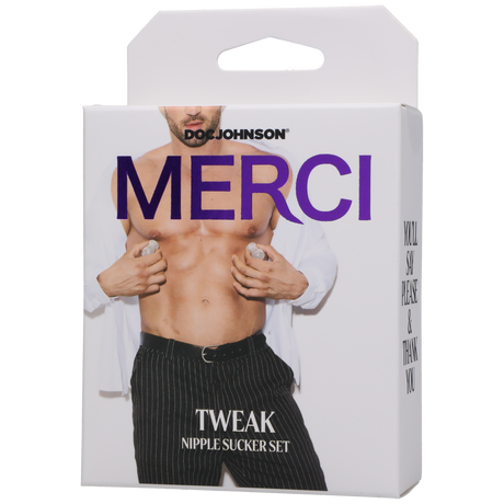 Nippelsauger-Set Tweak Durchsichtig 4,5 x Ø 2,5 cm