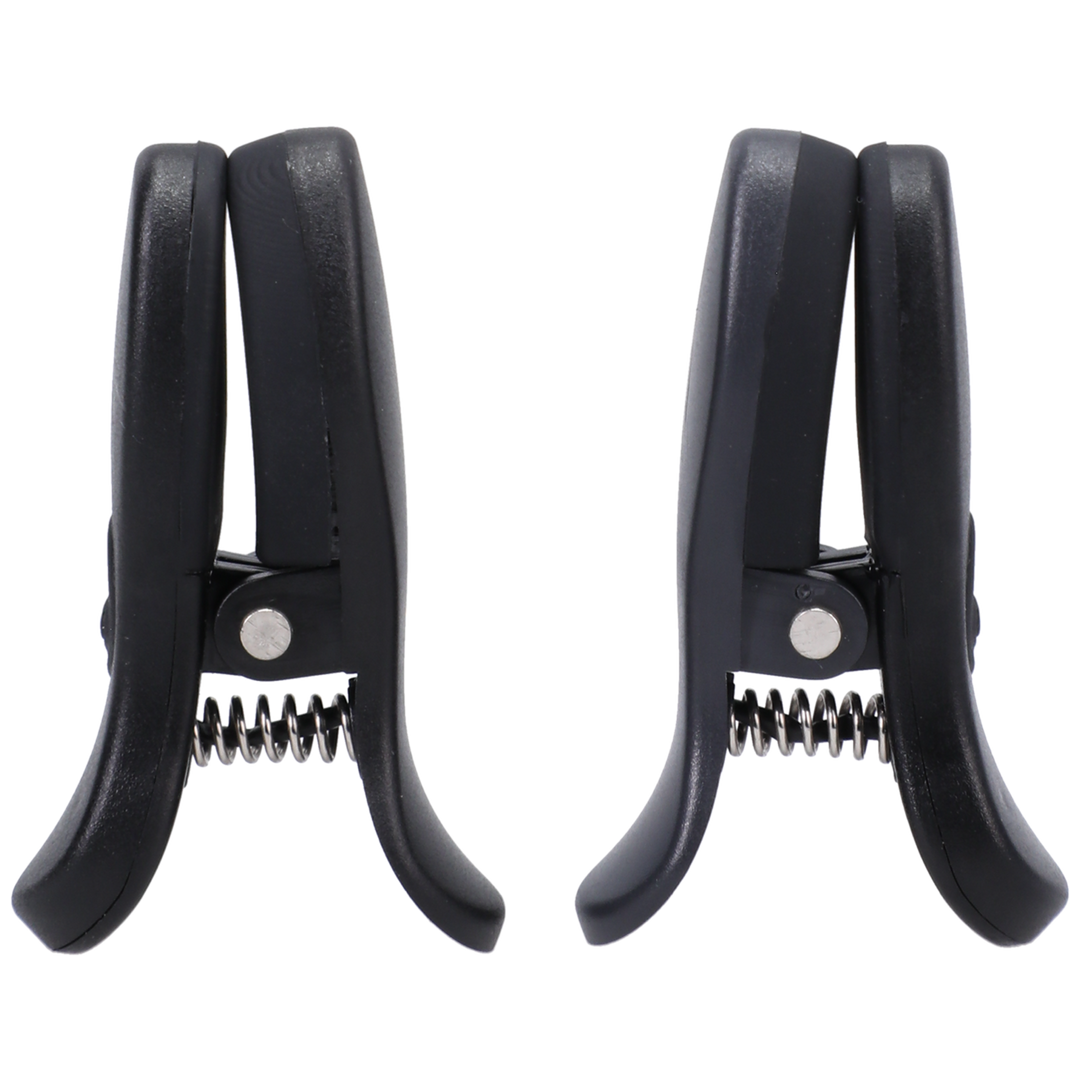 Nippelklemmen mit Vibration und Tasche Schwarz 5,1 x Ø 1,5 cm