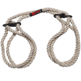 Fesselset Restrain Hanf für Hand- oder Fußgelenke Braun 160 cm