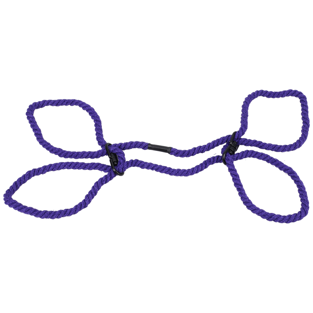Fesselset Restrain Hanf für Hand- oder Fußgelenke Violett 160 cm