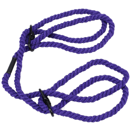 Fesselset Restrain Hanf für Hand- oder Fußgelenke Violett 160 cm