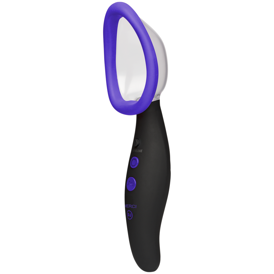 Vaginalpumpe Pumped automatisch mit Vibration und Akku Violett 23,5 x Ø 5,1 cm