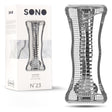 Masturbator Sono N°23 Stroker Transparent 15 x Ø 7,1 cm