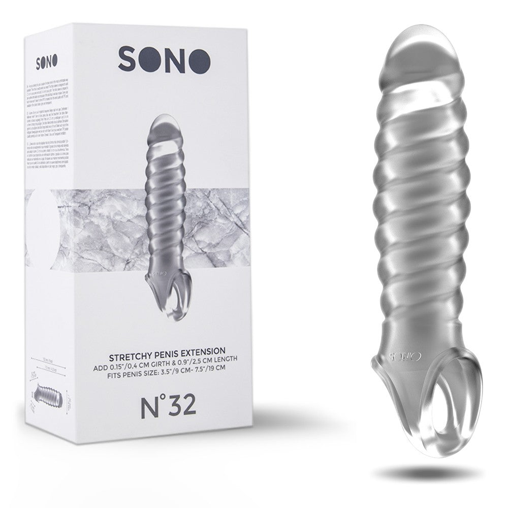 Penishülle mit Verlängerung Transparent Modell 3