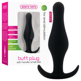 Analplug mit Griff klein Schwarz