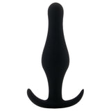 Analplug mit Griff mittel Schwarz