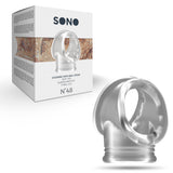 Penisring mit Hodenriemen Transparent 7,1 cm