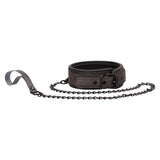 Halsband mit Leine Schwarz Modell 2