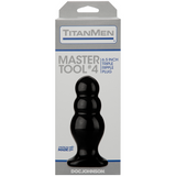 Analplug Master Tool Nr. 4 Schwarz 14,7 x Ø 6,4 cm