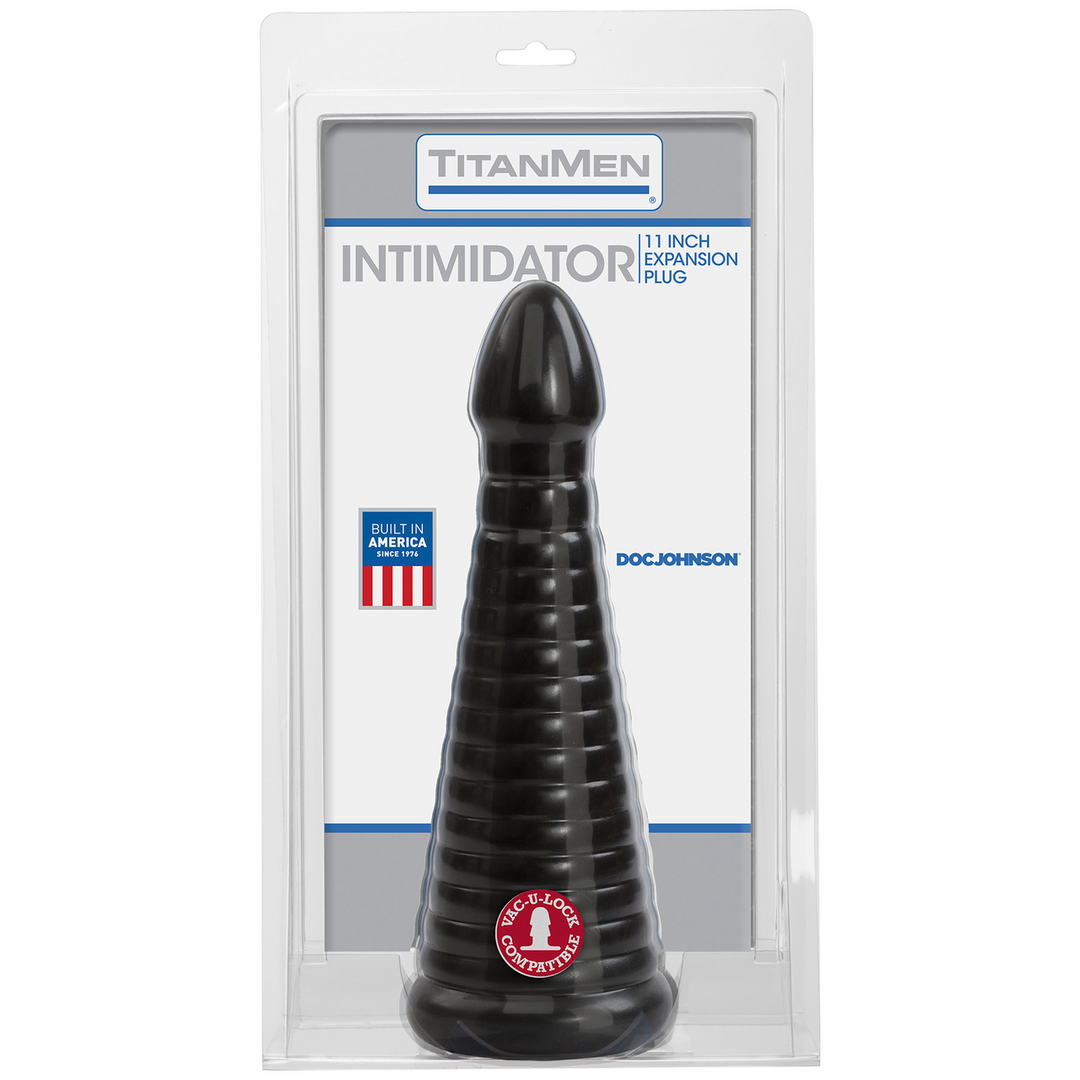 Analplug Intimidator Schwarz 25,7 x Ø 8,9 cm