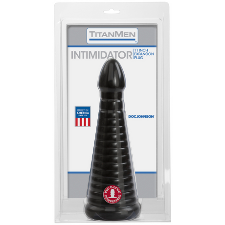 Analplug Intimidator Schwarz 25,7 x Ø 8,9 cm – Ansicht 2