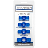 Penisring-Set Blau 3,3 x Ø 3,3 cm