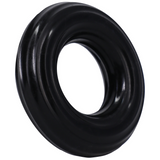 Penisring Donut gerippt Schwarz 5,7 x Ø 5,7 cm