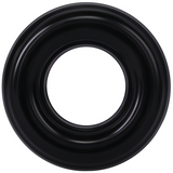 Penisring Donut gerippt Schwarz 5,7 x Ø 5,7 cm