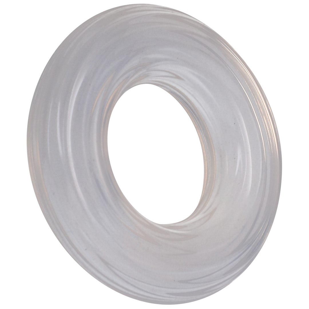 Penisring Donut gerippt Durchsichtig 5,8 x Ø 5,8 cm