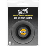 Penisring Silikon-Dichtung mittel Schwarz 5,8 cm