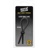 Penisschlaufe Lasso mit Einzelverschluss Schwarz 2,5 cm