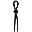 Penisschlaufe Lasso mit Einzelverschluss Schwarz 2,5 cm