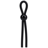Penisschlaufe Lasso mit Einzelverschluss Schwarz 2,5 cm