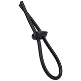 Penisschlaufe Lasso mit Doppelverschluss Schwarz 3,6 cm