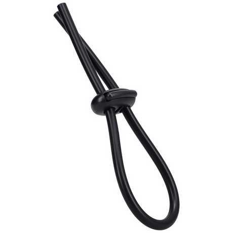 Penisschlaufe Lasso mit Doppelverschluss Schwarz 3,6 cm