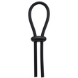 Penisschlaufe Lasso mit Doppelverschluss Schwarz 3,6 cm